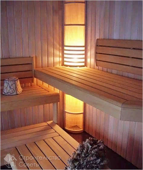 Подсветка в бане
