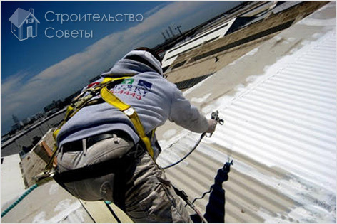 Покраска шифера