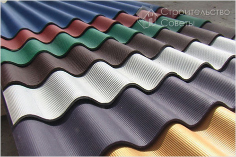 Покраска шифера своими руками