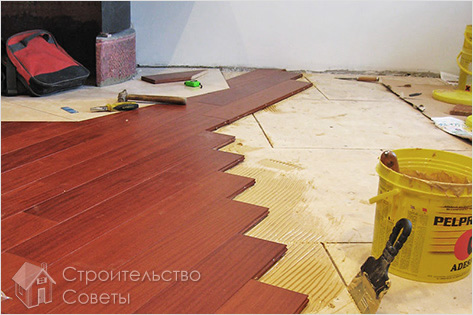 Пол из фанеры под ламинат