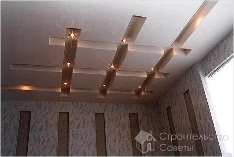 Потолок из гипсокартона