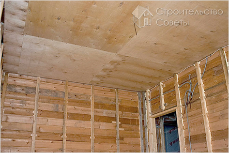 Потолок из фанеры своими руками