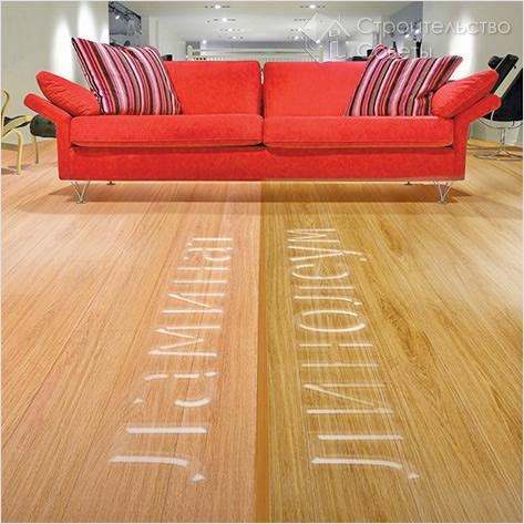 Преимущества укладки ламината на линолеум