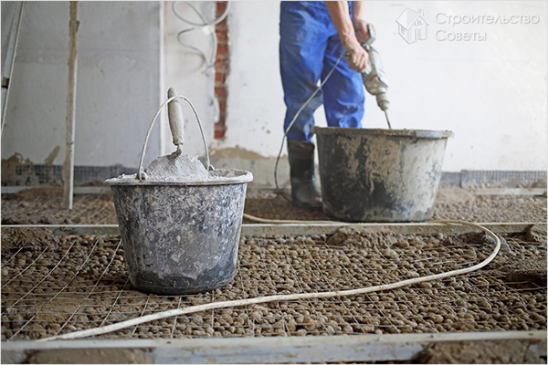 Преимущества стяжки с керамзитом