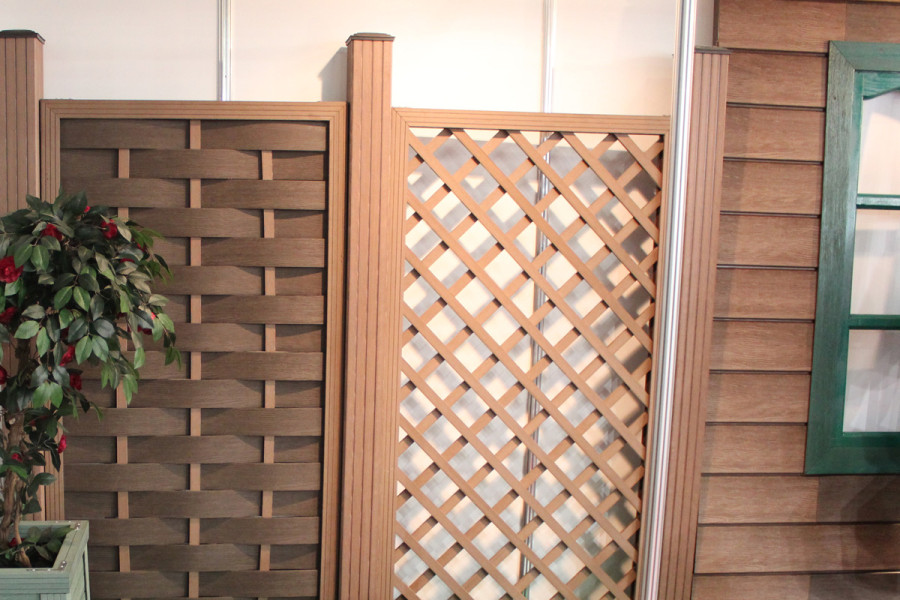 Примеры заборов из декинга