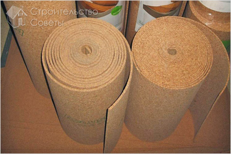 Пробковая подложка под ламинат