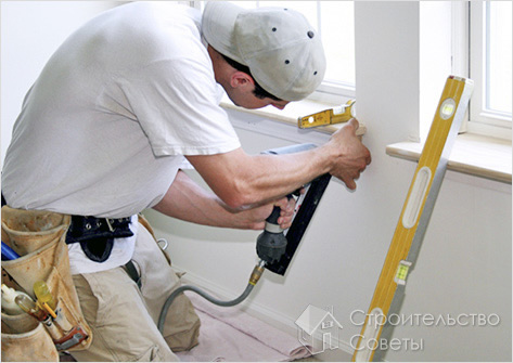 Процесс монтажа пластикового подоконника