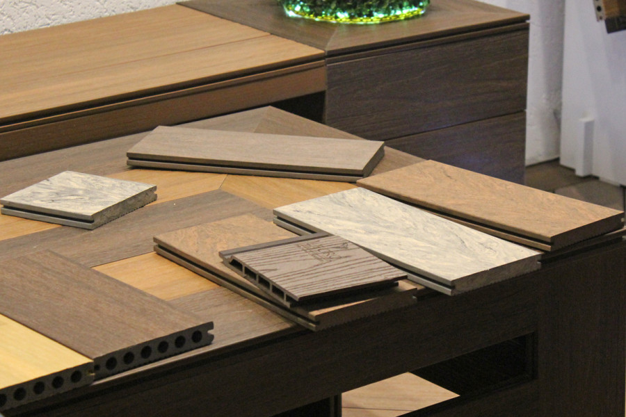 Пустотелая и полая композитная террасная доска