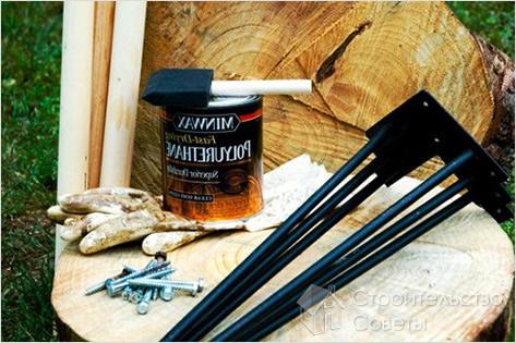 Работа по изготовлению стола