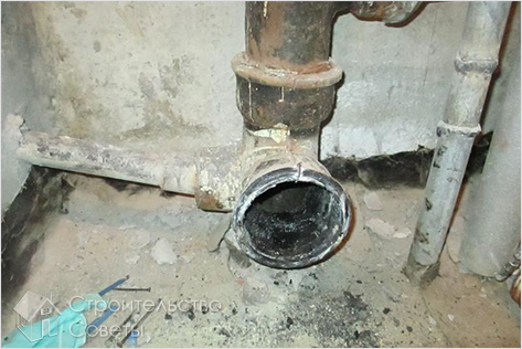 Расчеканка чугунных труб своими руками