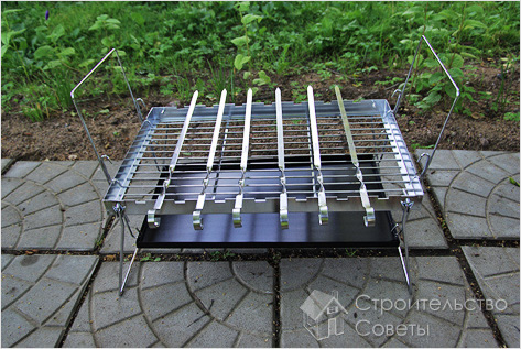 Разборный мангал для пикника