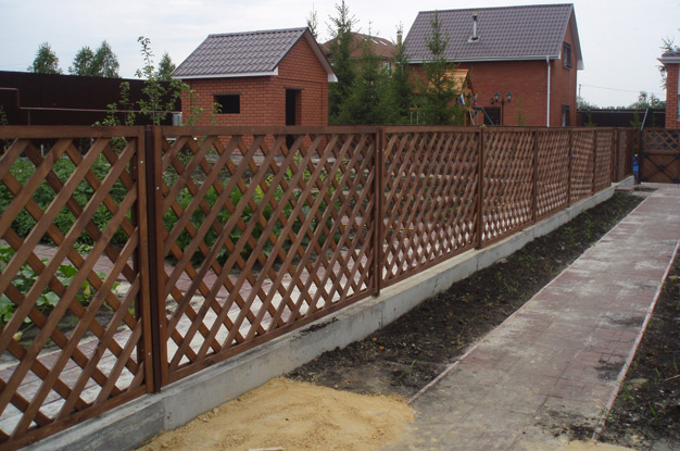 Решетчатый забор