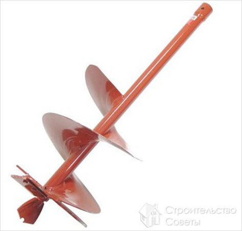 Шнек для бурения скважины