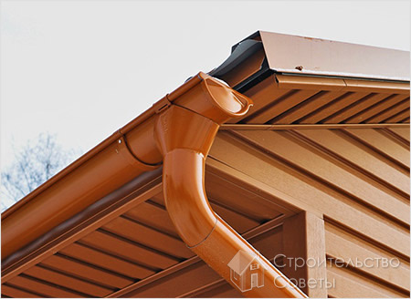 Система водостока гаража