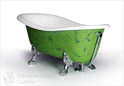 Современные ванны из чугуна