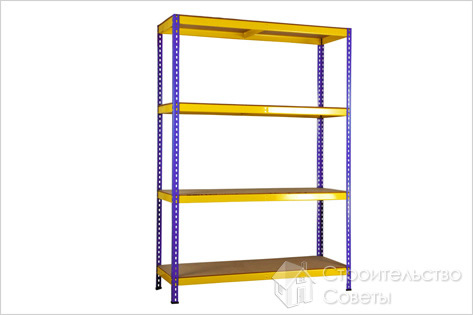 Стеллажи стационарные гараже