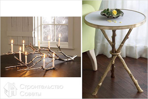 Столик из деревянных обрезков