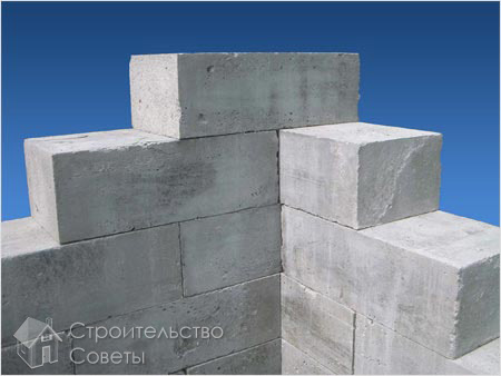 Строительство гаража из пеноблоков