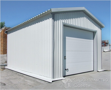 Строительство каркасного гаража