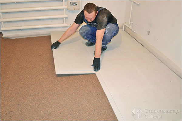 Сухая стяжка своими руками