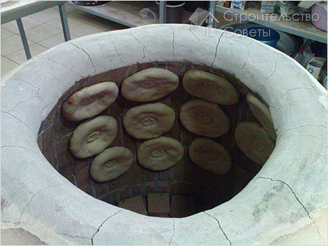 Тандыр из кирпича