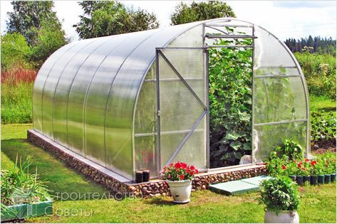 Теплица из поликарбоната своими руками