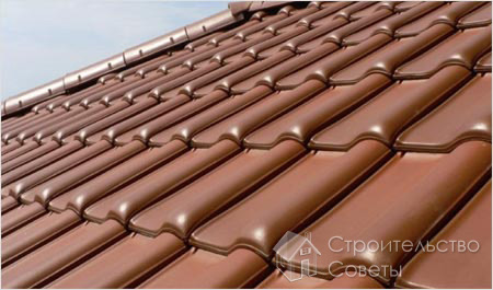 Цементная черепица для кровли