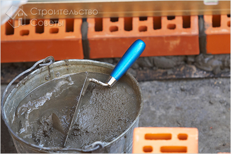 Цементный раствор для кладки