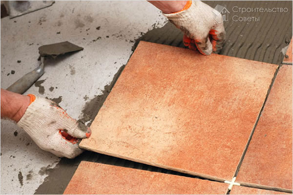 Укладка керамогранита своими руками