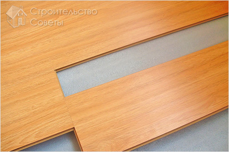 Укладка ламината на неровный пол