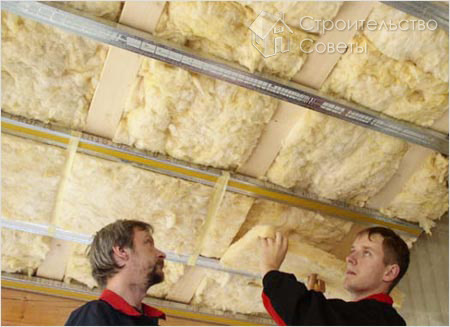 Укладка теплоизоляционных пластин