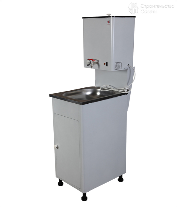 Умывальник с водонагревателем