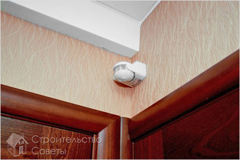 Установка датчиков движения для освещения