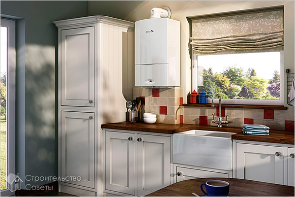 Установка газового котла своими руками