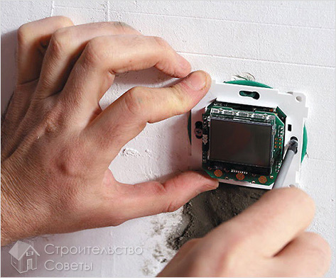 Установка терморегулятора