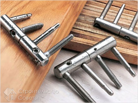 Установка вворачиваемых петель