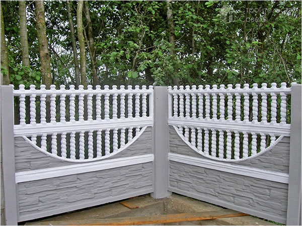 Установка забора на ленточный фундамент