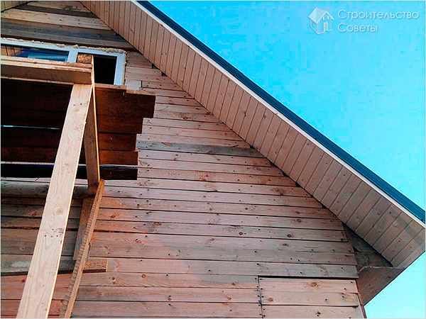 Установлены самодельные леса