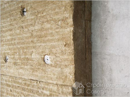 Утепление наружной стены дома