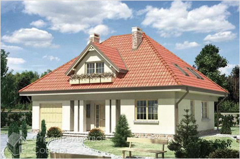 Мансарда под вальмовой крышей