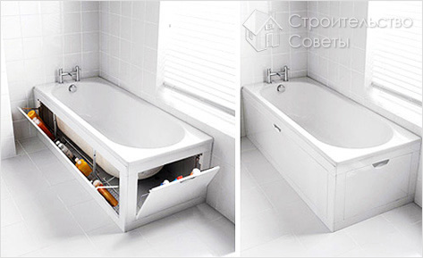 Ванна с экраном