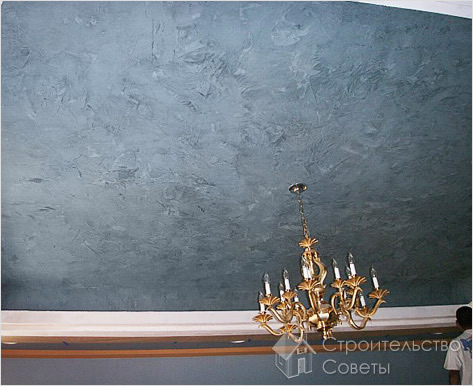 Венецианская штукатурка для потолка