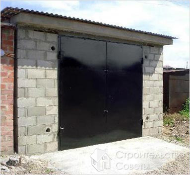 Вентиляция гаража из пеноблоков