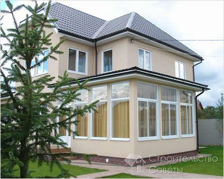 Веранда в стиле дома