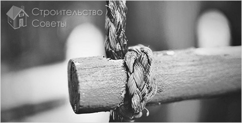 Узел на веревочной лестнице
