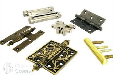 Виды дверных петель