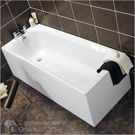 Восстановление эмали ванны с помощью акрилового вкладыша