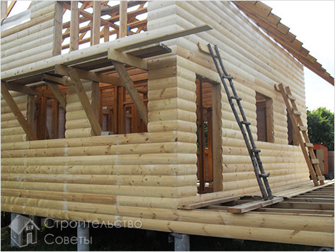 Возведение деревянной постройки
