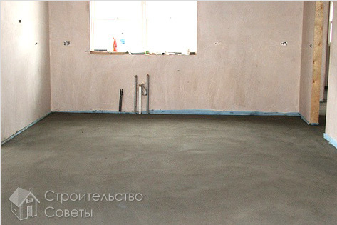 Выравнивание пола своими руками