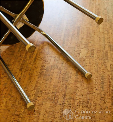 Защитные насадки на ножки мебели для защиты пробкового пола